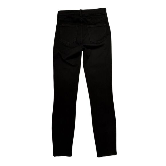 L'Agence Margot High Rise Skinny Jeans Black Rhinestone Tuxedo Side Stripe 25 - Picture 5 of 13